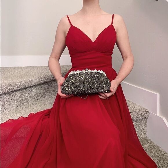 New Gorgeous Vintage Evening Bag With Sequins & Beads - Picture 2 of 11